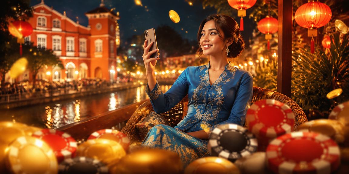 Pengguna mengakses sokongan pelanggan myjudi96 melalui telefon di Melaka